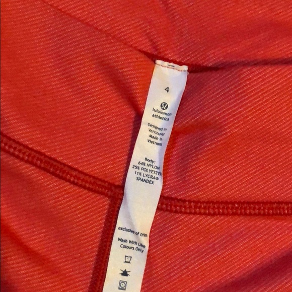 Lululemon Size 4 Leggings - Picture 3 of 3